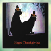 感謝祭猫ちゃんウィンドウの固定 ウィンドウサイン (シート3)