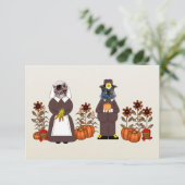 感謝祭猫 招待状 (スタンド正面)