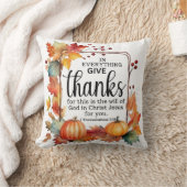 感謝祭祈りの言葉 クッション (ブランケット)