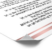 感謝祭祈りの言葉for起業家 ポスター (角)