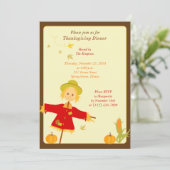 感謝祭秋のハーベストスカイク招待状 招待状 (スタンド正面)