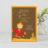 感謝祭秋のハーベストスカイク招待状 招待状 (スタンド正面)