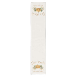 感謝祭秋カボチャ秋テーブルランナー ショートテーブルランナー