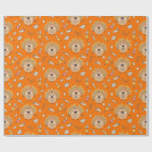 感謝祭秋トルコ ラッピングペーパー (フラット)