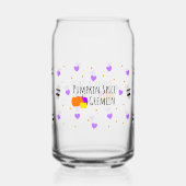 感謝祭秋パンプキンスパイス缶ガラスラップ ガラス缶 (裏面)