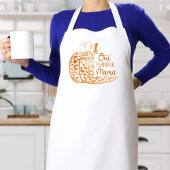 感謝祭秋パンプキンママ エプロン