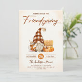 感謝祭秋パンプキン格言フレンドシップ 招待状 (スタンド正面)