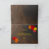 感謝祭秋メープル離れズ シーズンカード (内部)