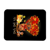 感謝祭秋ヤオールダシュント マグネット (横)