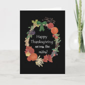 感謝祭秋リースアクロスザマイルズ シーズンカード (正面)