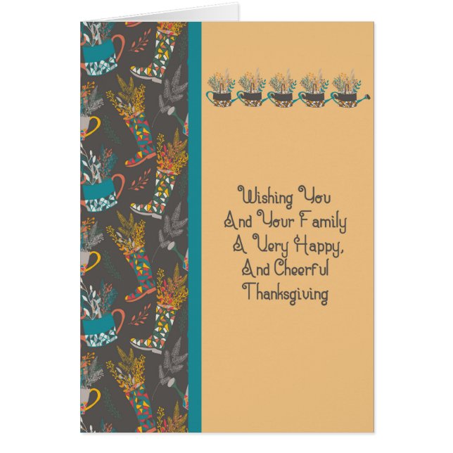 感謝祭秋ルック用カード (正面)