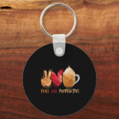 感謝祭秋女性ピースラブカボキンスパイス キーホルダー (正面)