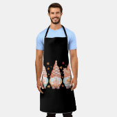 感謝祭秋格言秋の休日 エプロン (着用した状態)