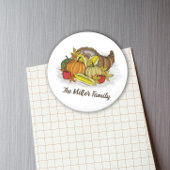 感謝祭秋秋の収穫野菜 マグネット