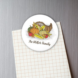 感謝祭秋秋の収穫野菜 マグネット