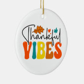 感謝祭秋秋の感謝祭 セラミックオーナメント (右)