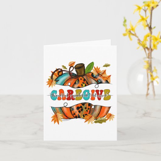 感謝祭秋秋 カード (黄色い花)