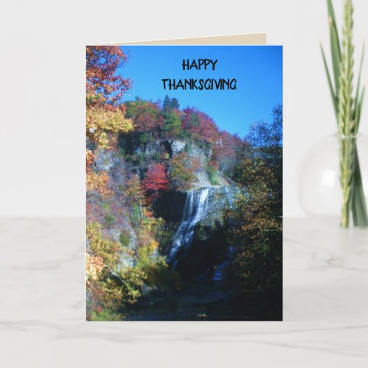 感謝祭秋美しいカード シーズンカード (正面)