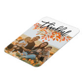 感謝祭秋葉葉葉のスクリプトフォト マグネット (左側)