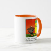 感謝祭笑わされるのユーモアのマグギフト マグカップ (正面右)