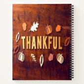 感謝祭紅葉カボチャ ノートブック (裏面)