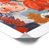 感謝祭紅葉ガールオレンジ ポスター (角)