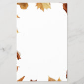 感謝祭紅葉ディナー招待状 チラシ (裏面)