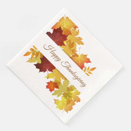 感謝祭紅葉ナプキン (コーナー)