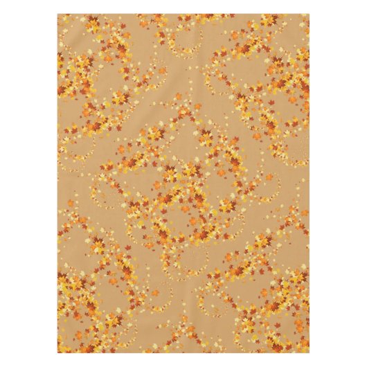 感謝祭紅葉ファンシー旋回 テーブルクロス (正面)