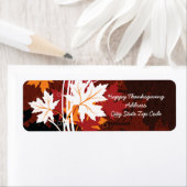 感謝祭紅葉メープルカスタムラベル ラベル (インサイチュ)
