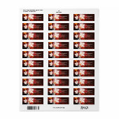 感謝祭紅葉メープルカスタムラベル ラベル (フルシート)