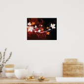 感謝祭紅葉メープルカスタム製品 ポスター (キッチン)