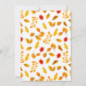 感謝祭紅葉リース 招待状 (裏面)