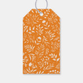感謝祭紅葉水彩秋オレンジ ギフトタグ (裏面)