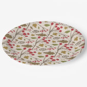 感謝祭紅葉秋ディナーパーティー ペーパープレート (アングル)