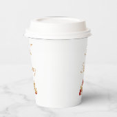 感謝祭紅葉 エレガント 紙コップ (左)