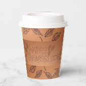 感謝祭紙カップ 紙コップ (裏面)