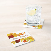 感謝祭紙コースター スクエアペーパーコースター (インサイチュ)