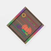 感謝祭紙ナプキンス スタンダードランチョンナプキン (角)