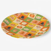 感謝祭紙プレート ペーパープレート (アングル)