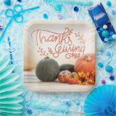 感謝祭紙プレート ペーパープレート (パーティー)