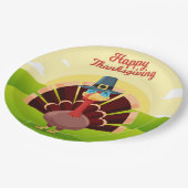 感謝祭紙プレート ペーパープレート (アングル)