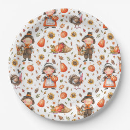 感謝祭紙プレート ペーパープレート