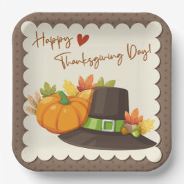 感謝祭紙プレート ペーパープレート