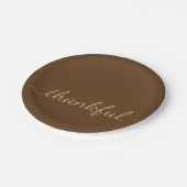 感謝祭紙プレート ペーパープレート (アングル)