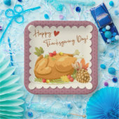 感謝祭紙プレート ペーパープレート (パーティー)