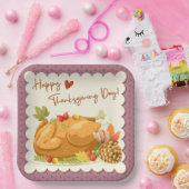 感謝祭紙プレート ペーパープレート (パーティー)