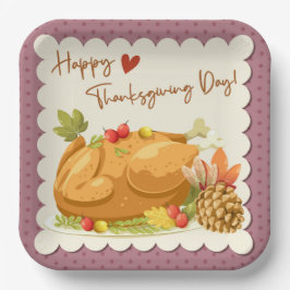感謝祭紙プレート ペーパープレート
