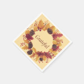 感謝祭紙 スタンダードカクテルナプキン (角)