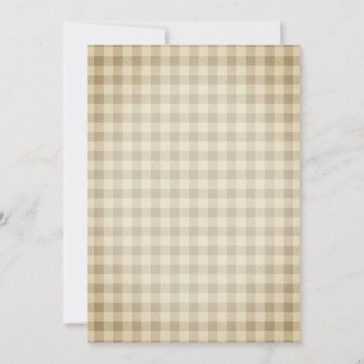 感謝祭素朴おもしろいディナートルコのプレイド 招待状 (裏面)